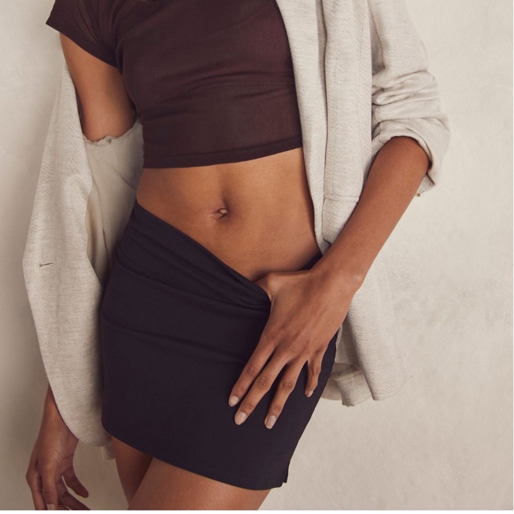Free people micro mini half slip